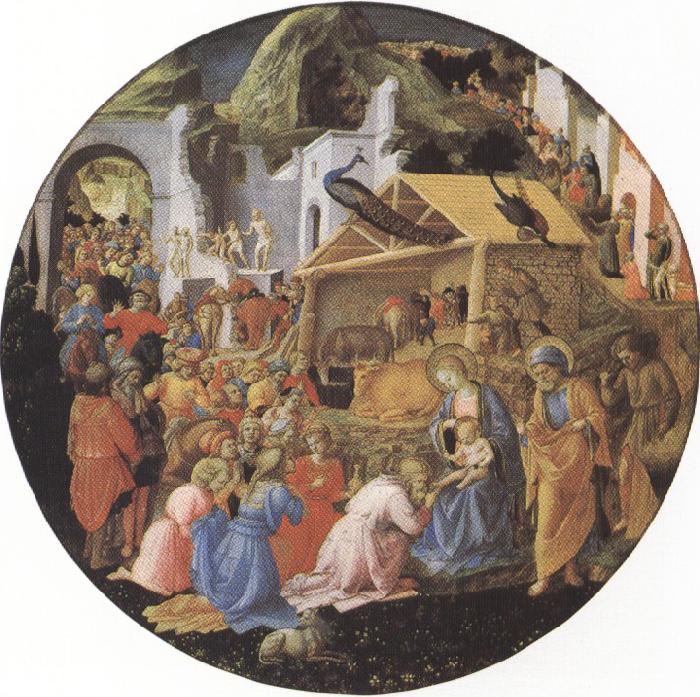 Sandro Botticelli filippo lippi,Adoration of the Magi (mk36)